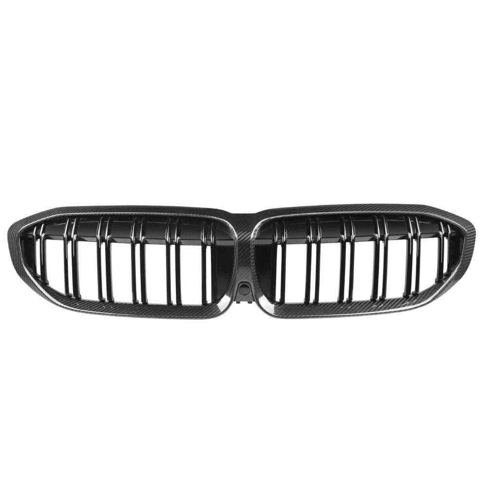 BMW 3 Series G20 G21 carbon fibre double slat kidney grille