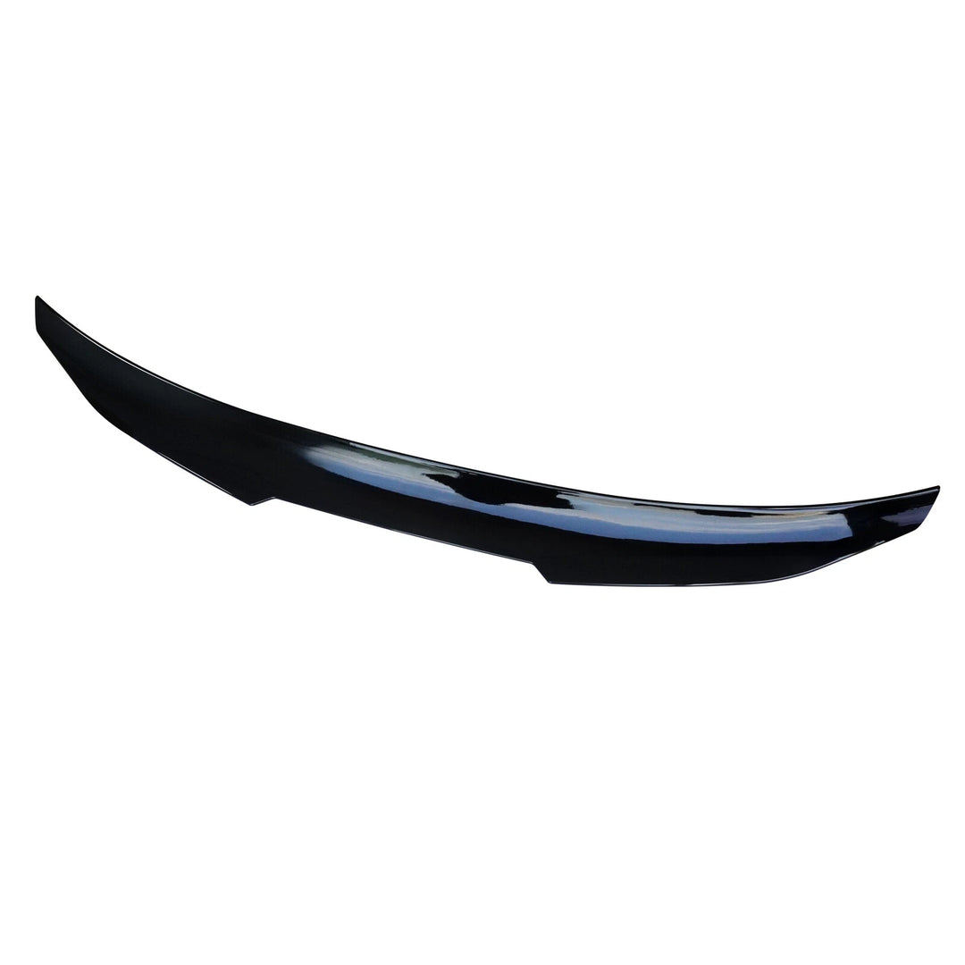 Gloss black ABS rear spoiler V1 for BMW G30 top view