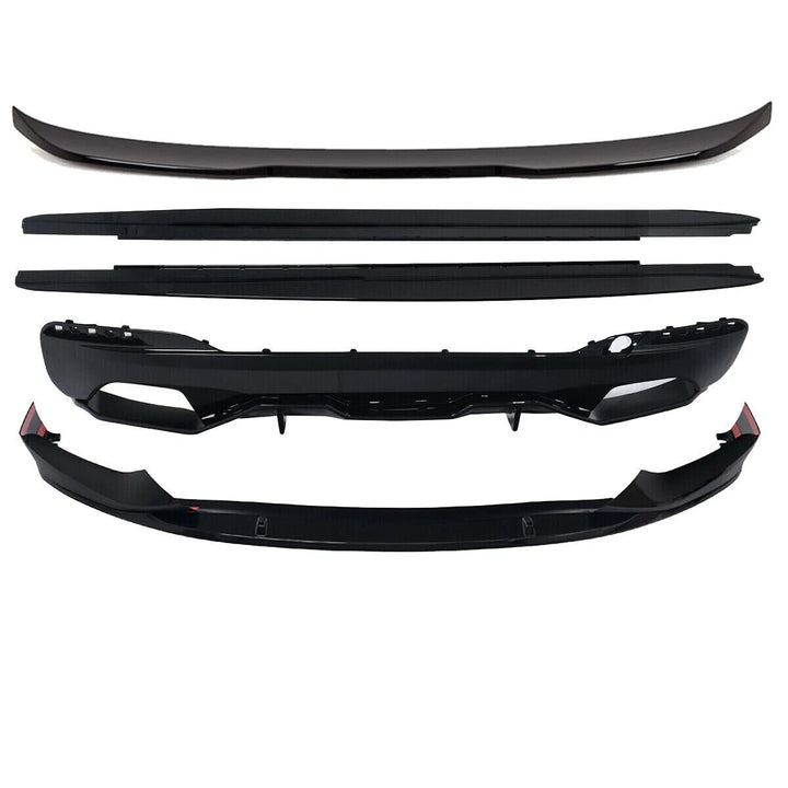 Gloss black body kit V2 for BMW G30 Pre-LCI