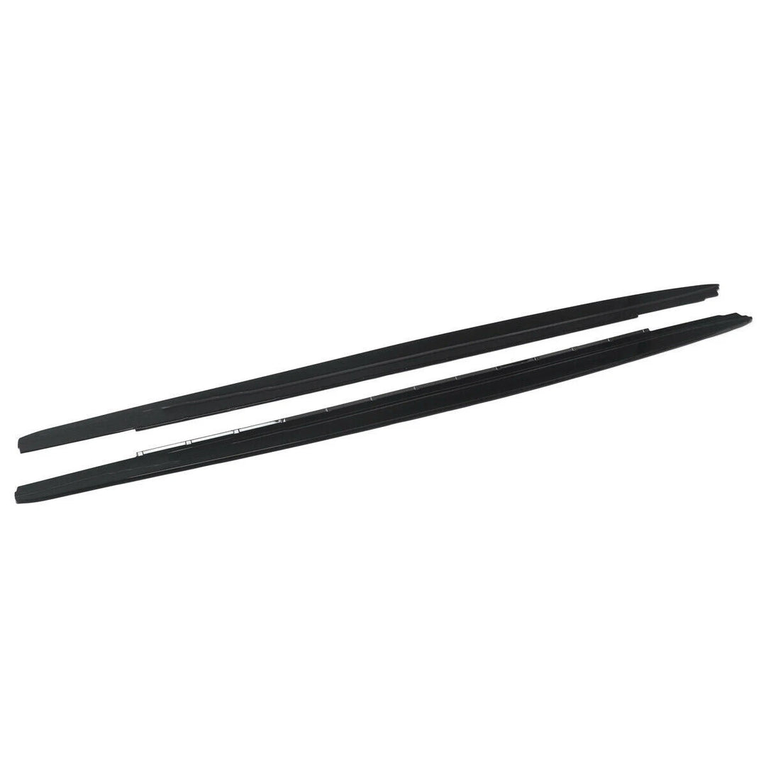 Gloss black side skirts for BMW G30 M Sport body kit V2