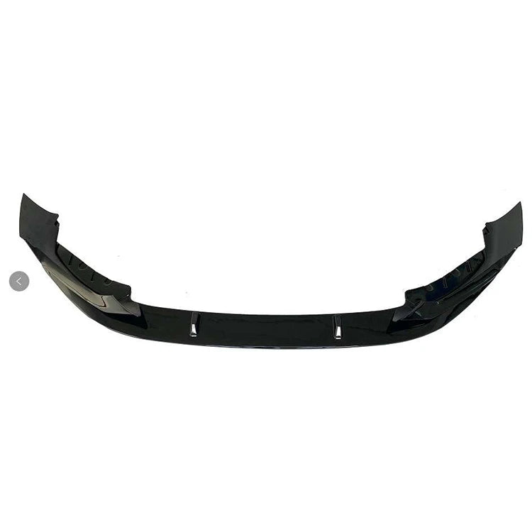 Gloss black front splitter for BMW 5 Series G30 Pre-LCI M Sport bumper top view