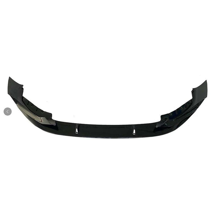 Gloss black front splitter for BMW 5 Series G30 Pre-LCI M Sport bumper top view