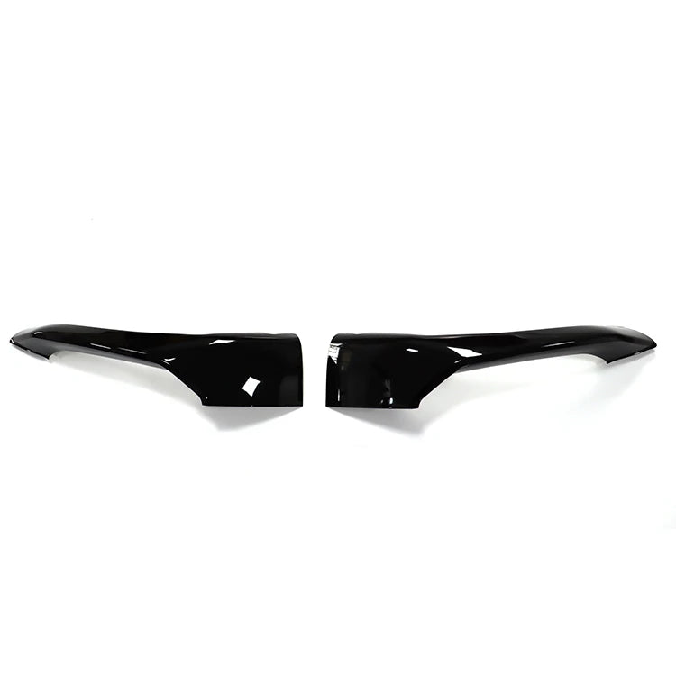 BMW G30 Pre-LCI gloss black front splitter canards