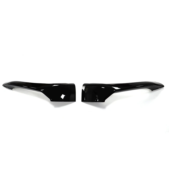 BMW G30 Pre-LCI gloss black front splitter canards
