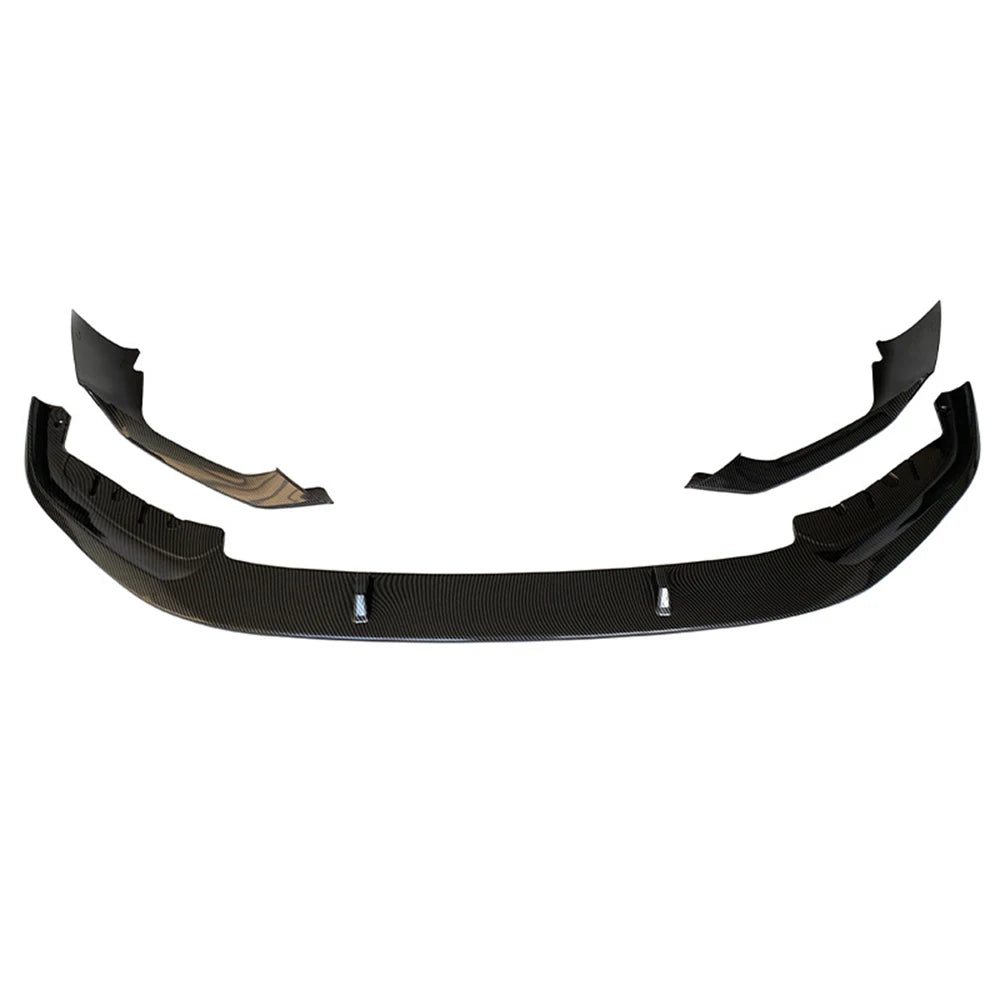 Gloss black front splitter for BMW 5 Series G30 Pre-LCI M Sport bumper