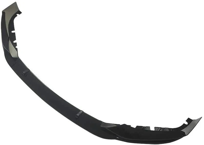 Gloss black front splitter for BMW 5 Series G30 G31 Pre-LCI M Sport bumper top view