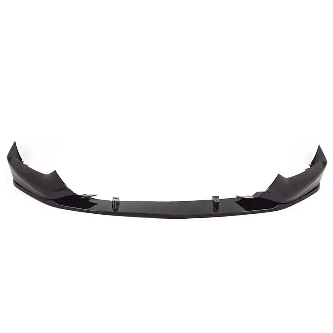 Gloss black front splitter for BMW 5 Series G30 G31 Pre-LCI M Sport bumper front view