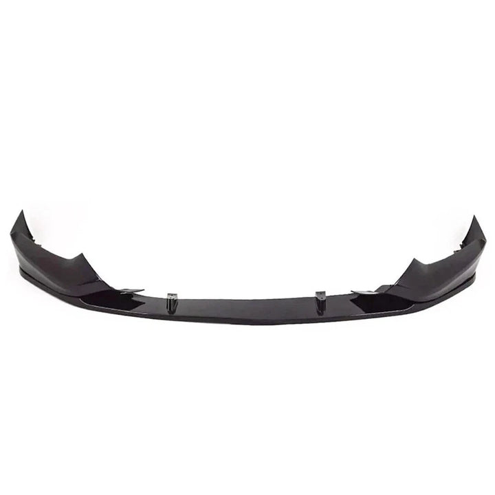 Gloss black front splitter for BMW 5 Series G30 G31 Pre-LCI M Sport bumper front view