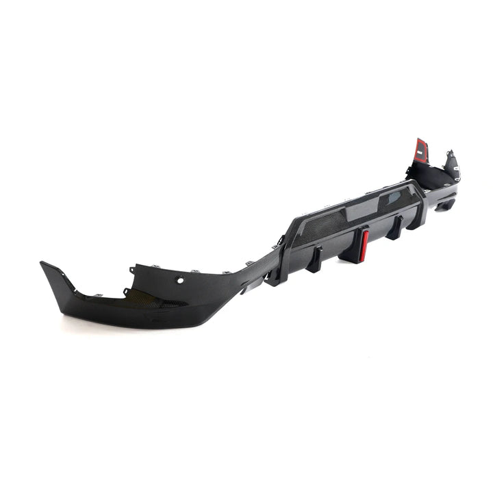 BMW 2 Series G42 M Sport carbon fibre rear diffuser V2, 3-piece kit