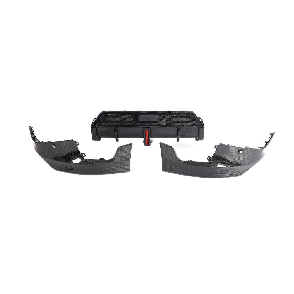 Genuine carbon fibre rear diffuser V2 for BMW 2 Series G42 M Sport