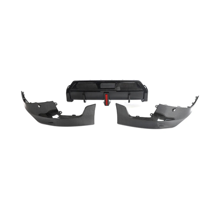 Genuine carbon fibre rear diffuser V2 for BMW 2 Series G42 M Sport