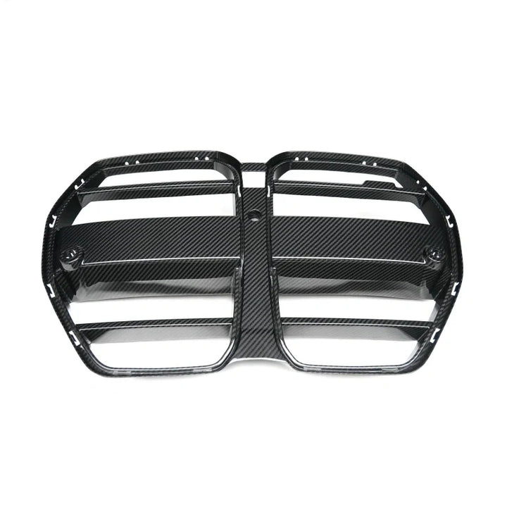 BMW M3 G80 M4 G82 dry carbon fibre kidney grilles V2 recessed profile