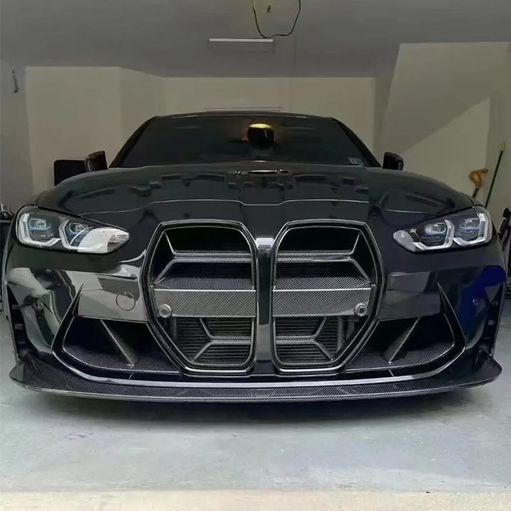 BMW M3 G80/G81 &amp; M4 G82/G83 Dry Carbon Fibre Kidney Grilles V3 (2021+)