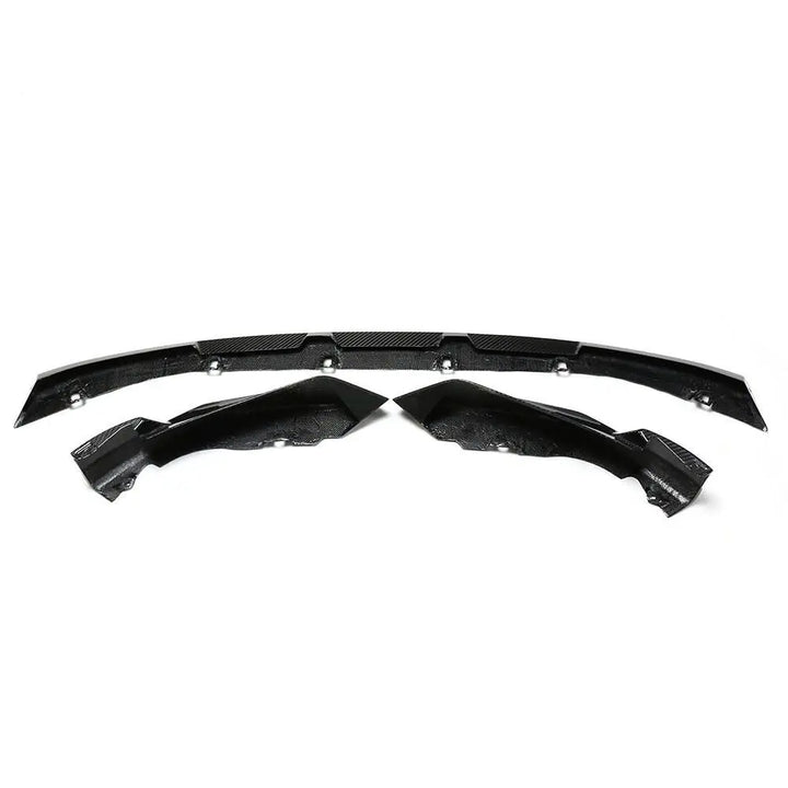BMW M3 G81 Touring dry carbon fibre front splitter side profile