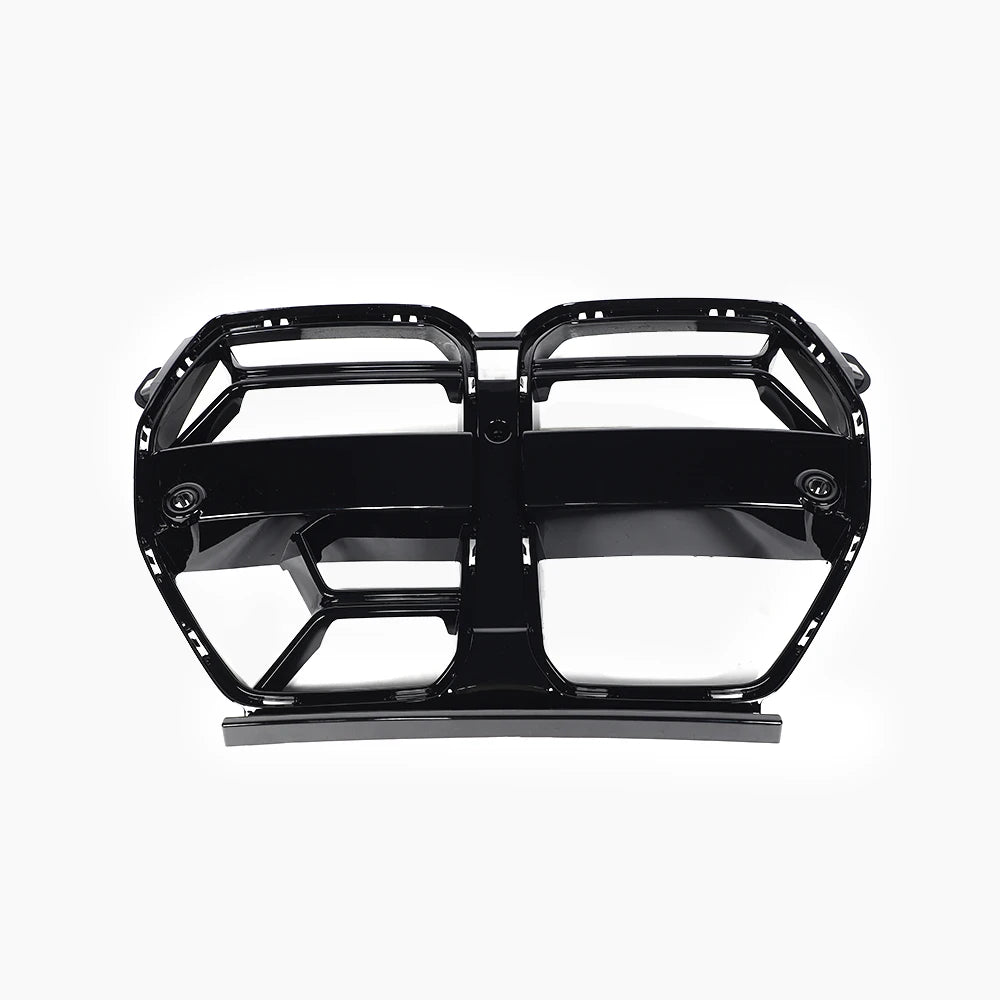 BMW M3 G80 M4 G82 gloss black kidney grilles V1 front view