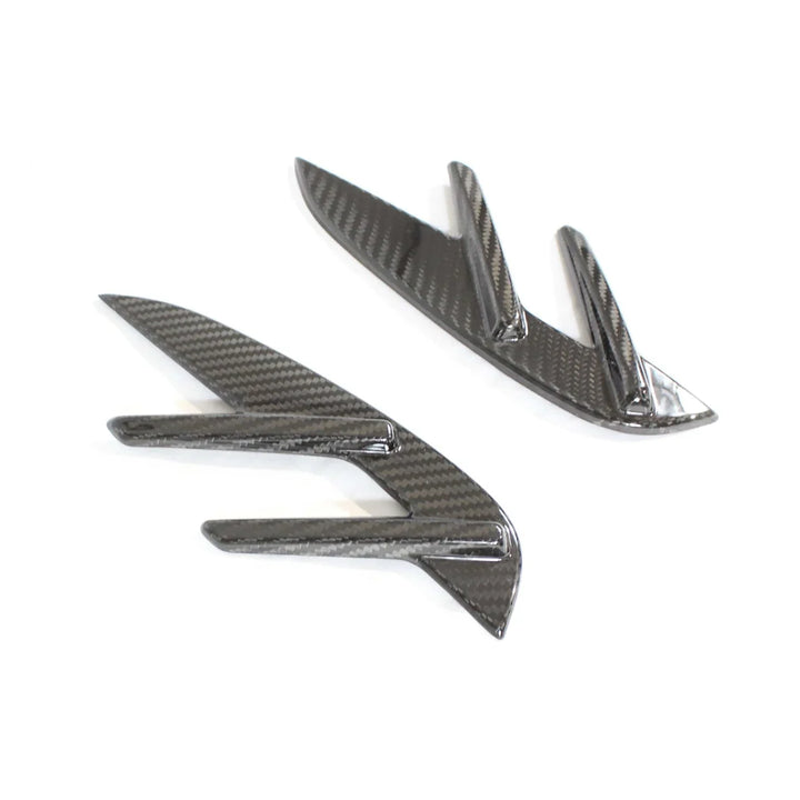 BMW M3 G80 G81 dry carbon fibre side fender trim V2 pair