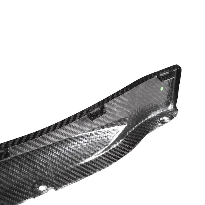 Dry carbon fibre OEM style side skirt for BMW M3 G80 showing weave