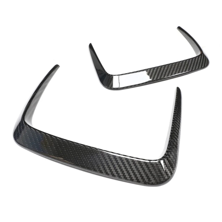 BMW M3 G81 dry carbon fibre bonnet trim close-up