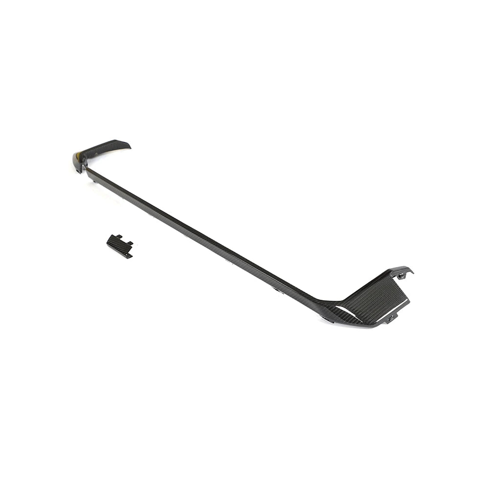 BMW M3 G81 Touring dry carbon fibre diffuser trim close-up