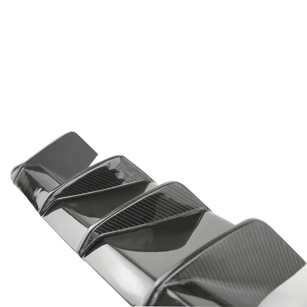 BMW M3 G81 Touring dry carbon fibre diffuser close-up