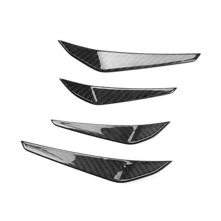 Genuine dry carbon fibre front bumper canards for BMW M3 M4 G80 G82 G83