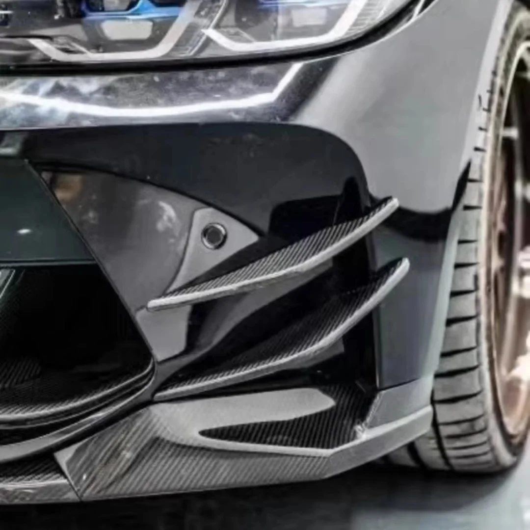 BMW M4 G82 front bumper canard V2 installed