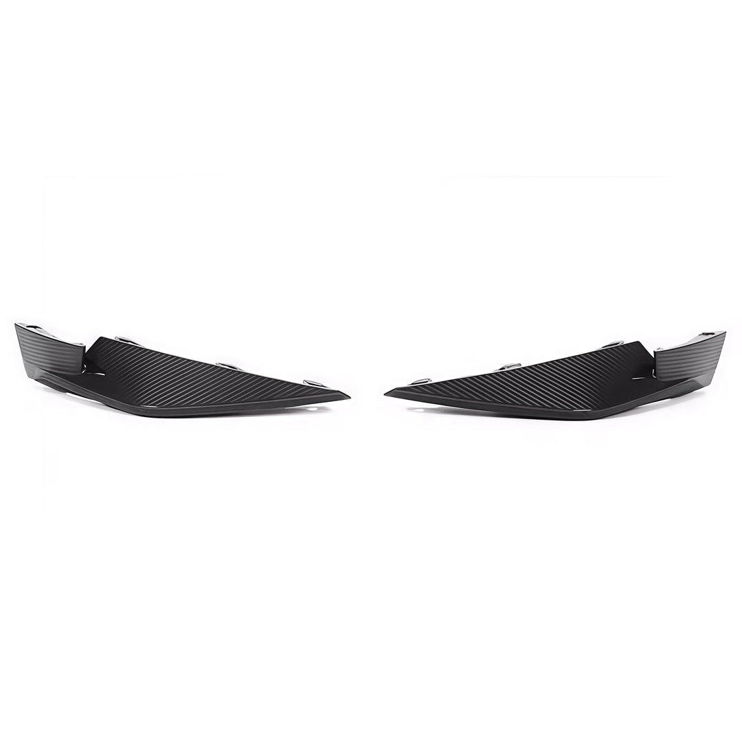 BMW M3 M4 G80 G82 dry carbon fibre front bumper corner replacements