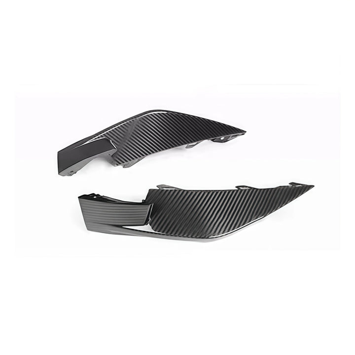 Genuine dry carbon fibre front bumper corner replacements for BMW M3 M4 G80 G82 G83