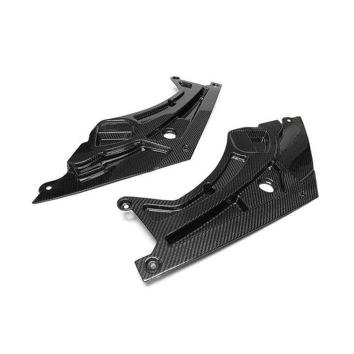 BMW M3 M4 G80 G82 dry carbon fibre headlight cover pair