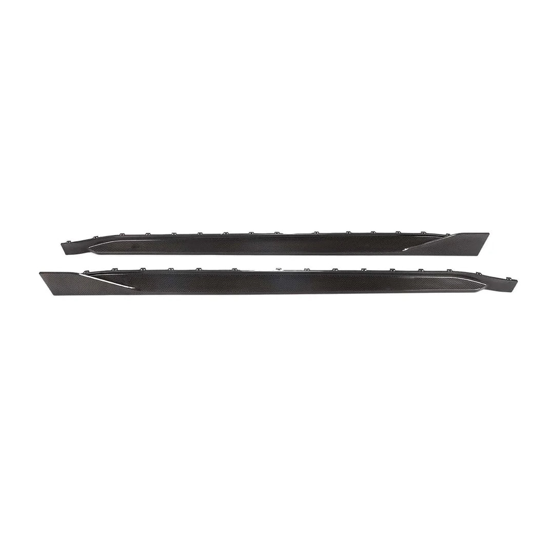 BMW M3 M4 G80 G81 G82 G83 dry carbon fibre side skirts V1 pair