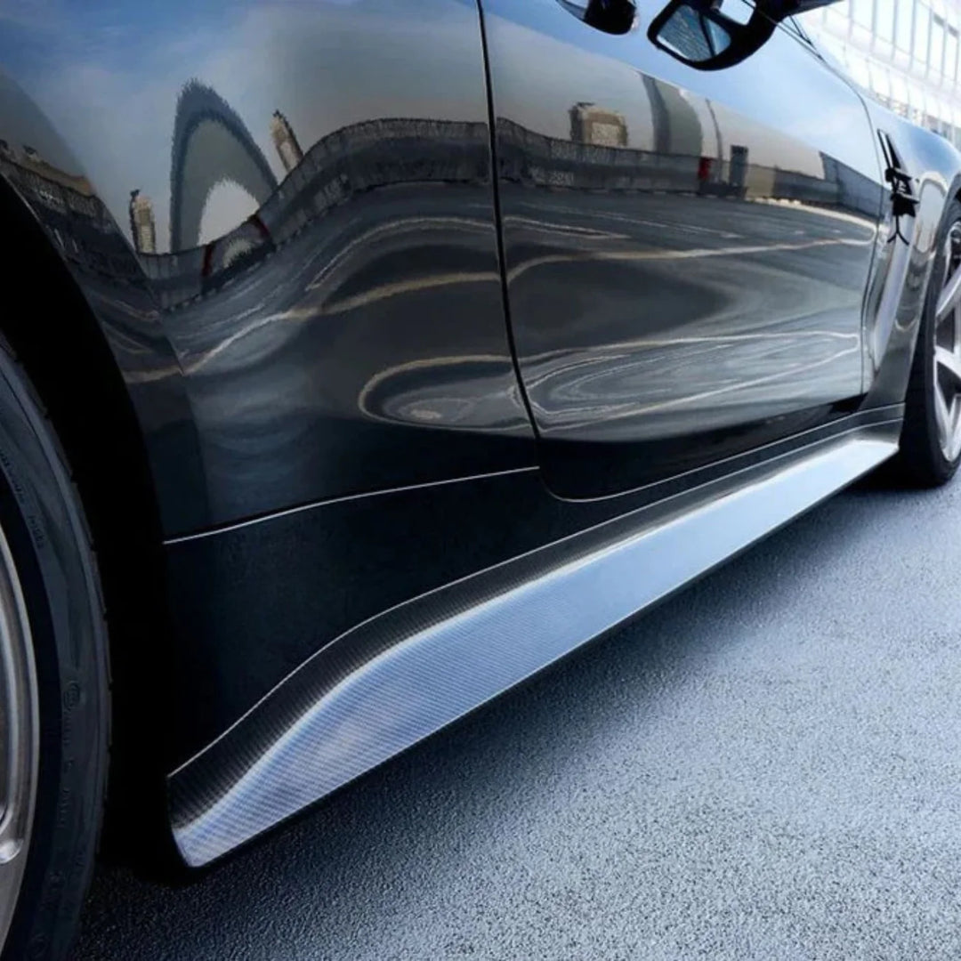 BMW M3 G81 Touring side skirt V2 installed