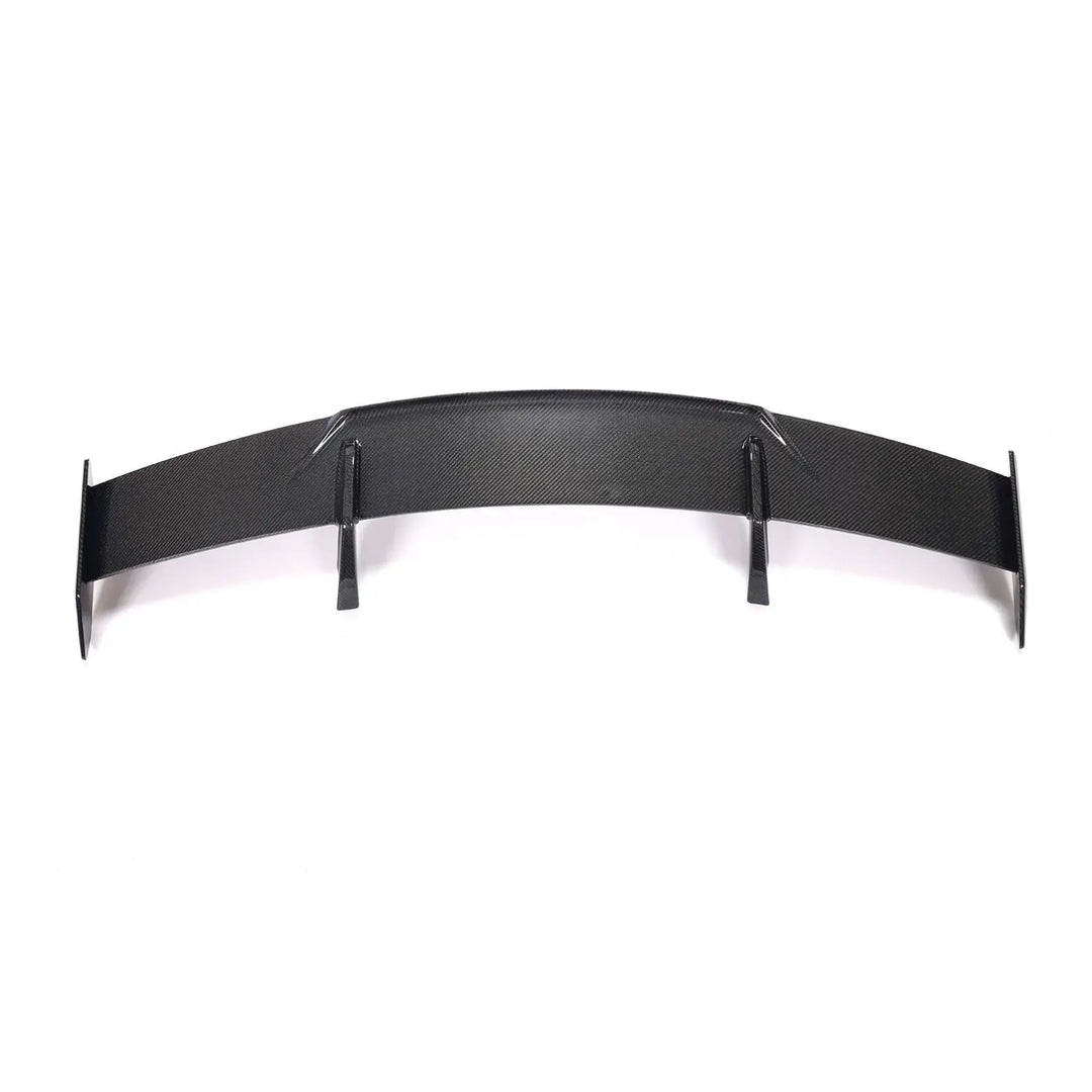 BMW M4 G82 dry carbon fibre boot spoiler wing top view