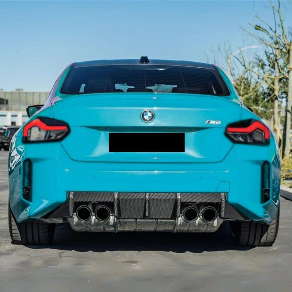 BMW M2 G87 rear diffuser installed