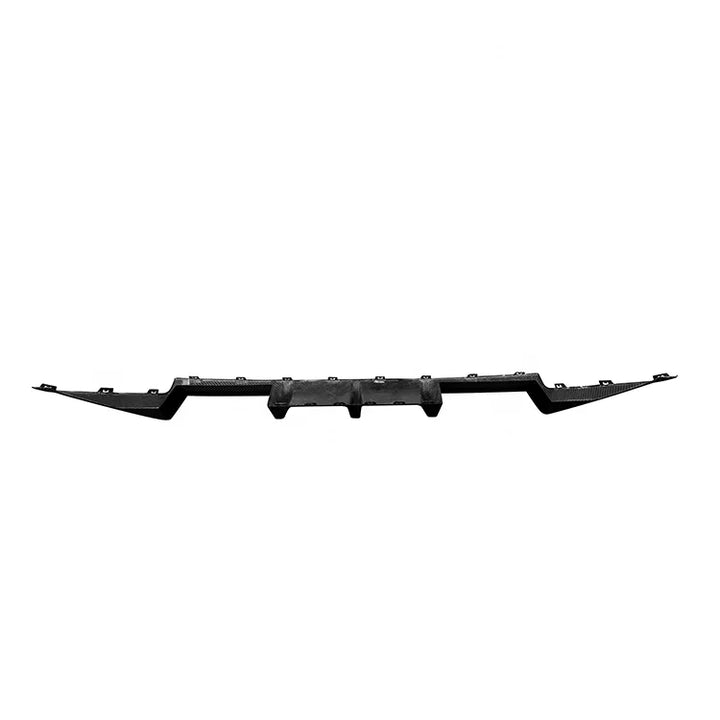 Dry carbon fibre rear diffuser V1 for BMW M2 G87 showing weave