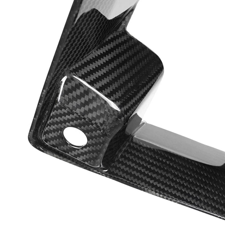BMW M2 G87 front bumper duct close-up showing weave
