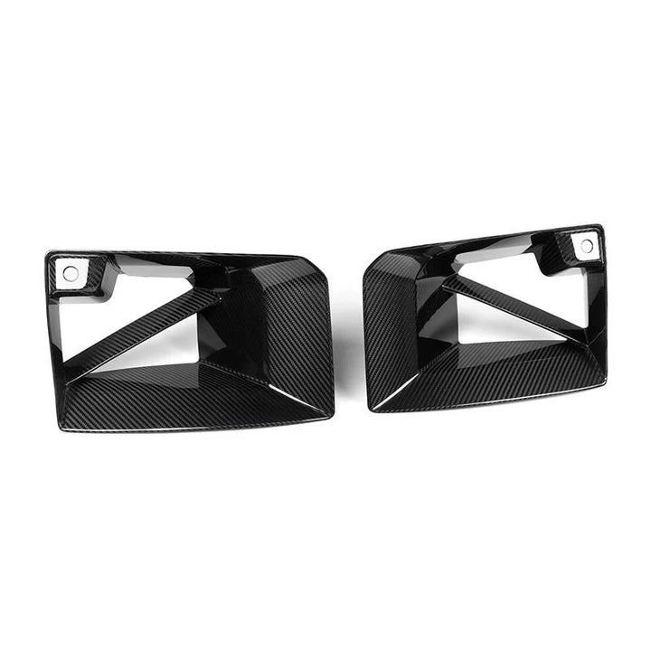 Genuine dry carbon fibre front ducts for BMW M2 G87