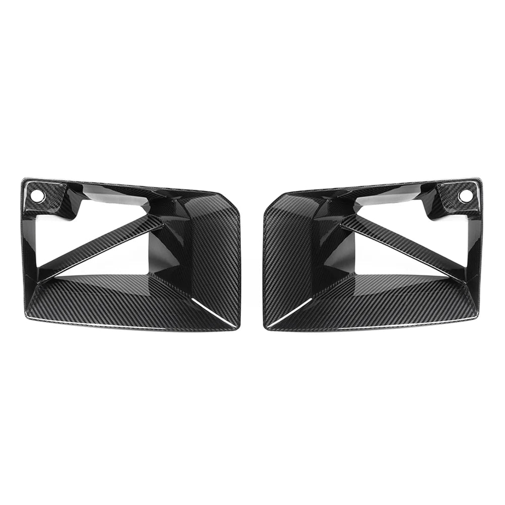 BMW M2 G87 dry carbon fibre front bumper ducts V1