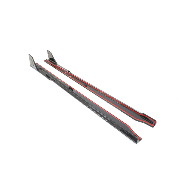 BMW M2 G87 dry carbon fibre side skirts V1 pair