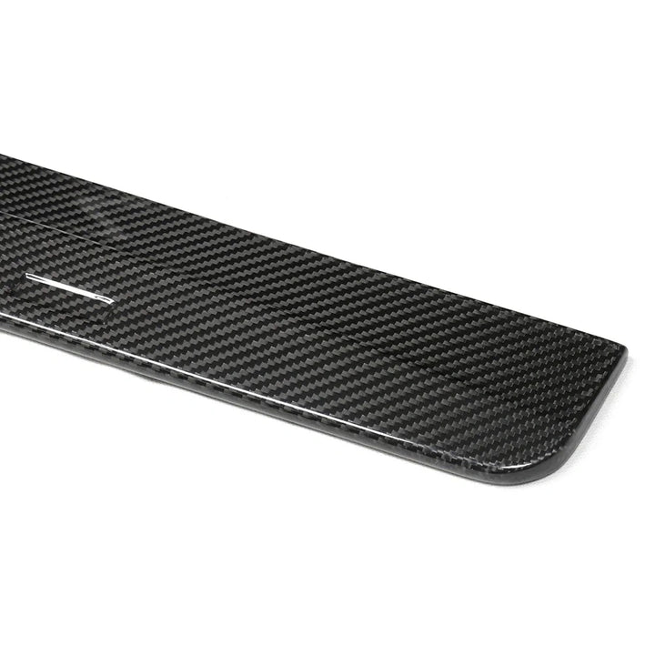 Dry carbon fibre side skirt V2 for BMW M2 G87 showing weave