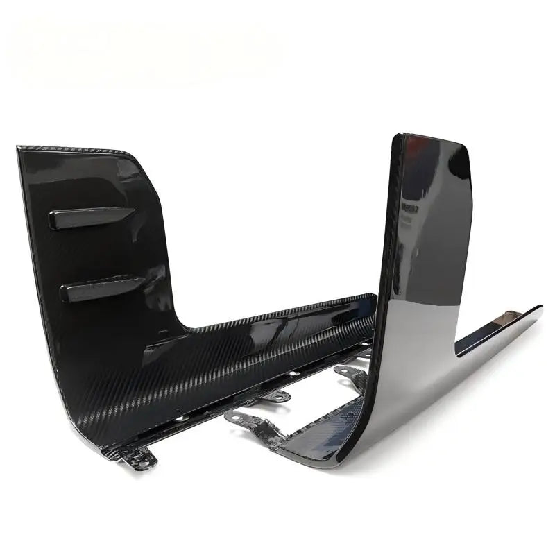 Dry carbon fibre side skirt V3 for BMW M2 G87 showing weave
