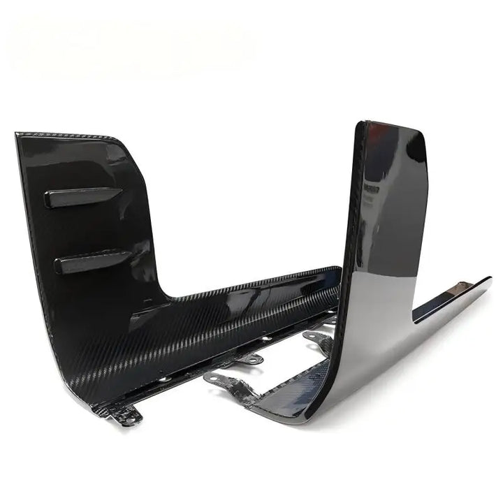 Dry carbon fibre side skirt V3 for BMW M2 G87 showing weave