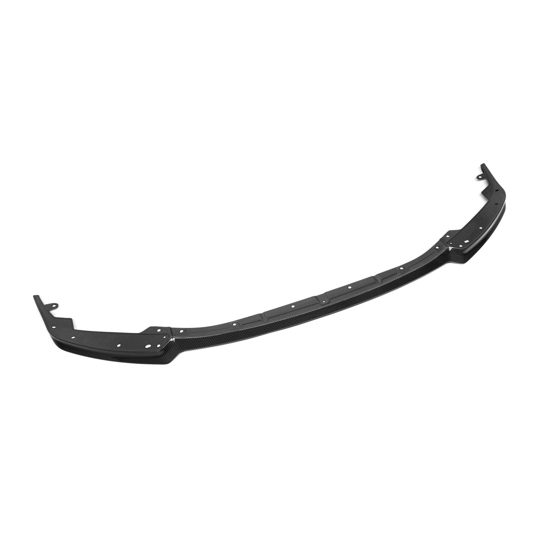 BMW M2 G87 dry carbon fibre front splitter V1 alternate shot