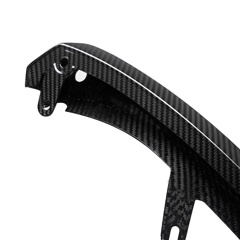 BMW M2 G87 dry carbon fibre splitter V2 close-up