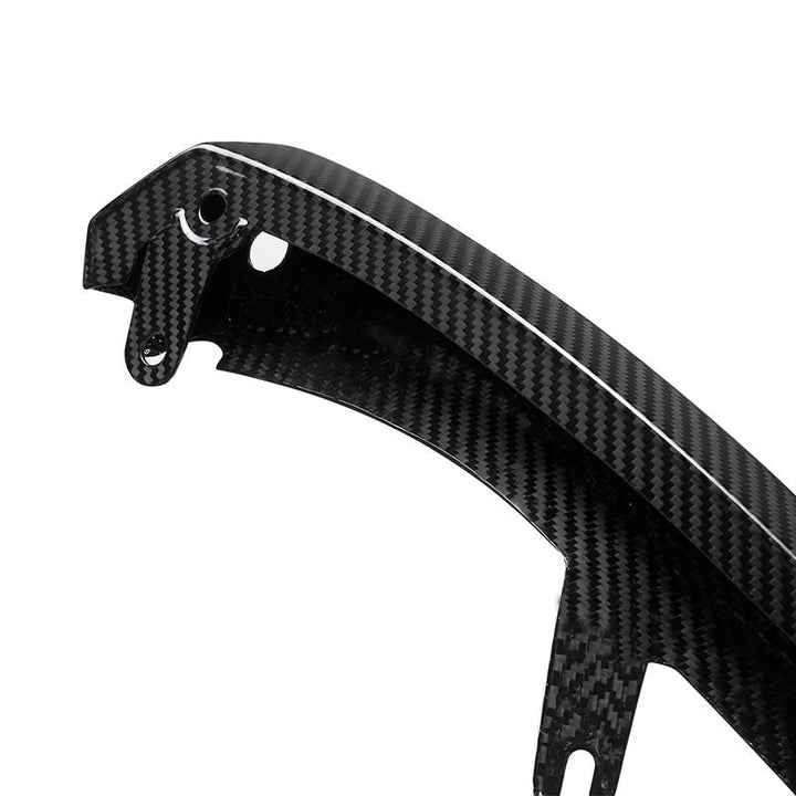 BMW M2 G87 dry carbon fibre splitter V2 close-up