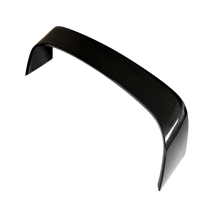 BMW M2 G87 dry carbon fibre wing showing weave