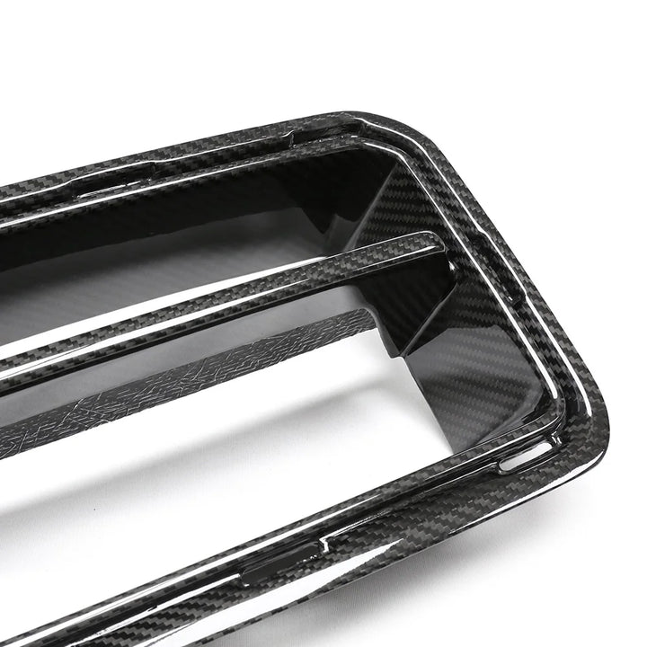 BMW M2 G87 front grille close-up showing weave