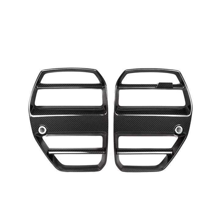 BMW M3 G80 M4 G82 dry carbon fibre kidney grilles V1