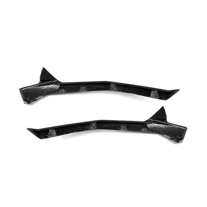 BMW M5 G90 dry carbon fibre splitter V1 close-up