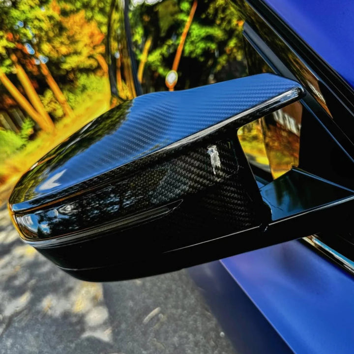 BMW M2/M3/M4 G80/G81/G82/G83/G87 &amp; M240i/M340i/i4 M50 Dry Carbon Fibre Replacement Mirrors