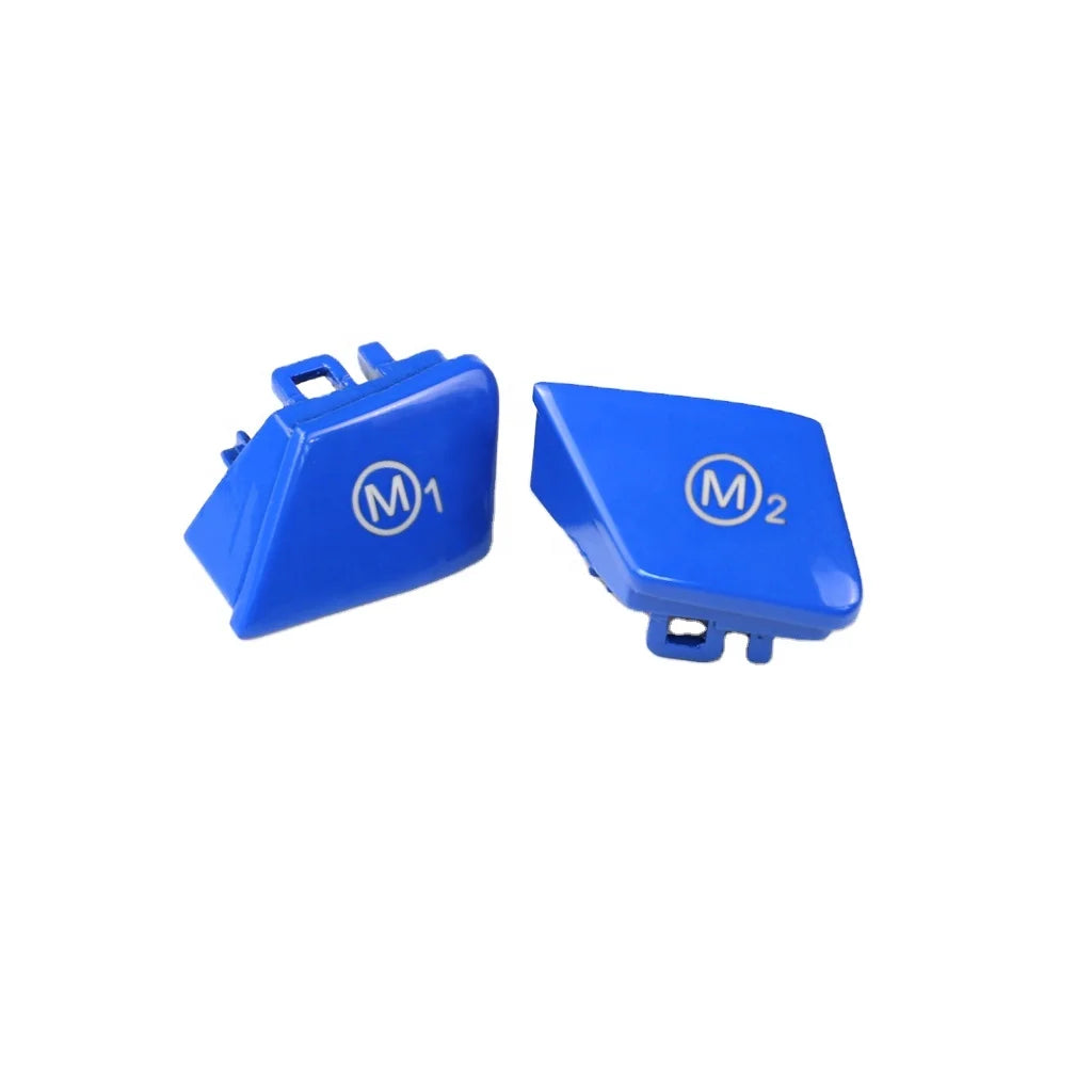 BMW F-Series blue M1 M2 mode steering wheel buttons